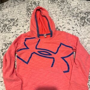 Under Armour girls size youth small sweat shirt hoodie.